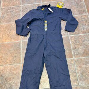 ~~Berne Workwear  S (36"-38") SHORT Canvas Coveralls Blue One Piece Work Uniform